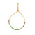 Autumn Style Gold Zirconia Bracelet&bangle Women's Rainbow Shell Bracelet Luxury Adjustable heart eye snake chain Bracelet